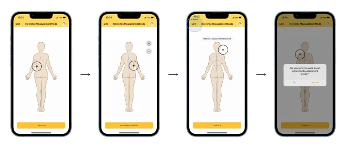 Drawing a grey reference line on the avatar.